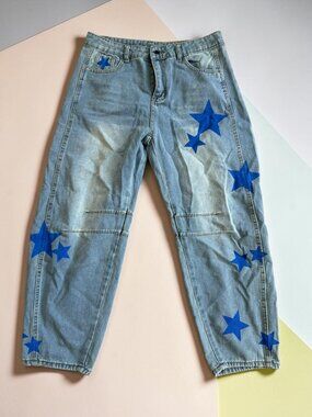 BLUE Star Women’s Medium Wash Denim Jeans Size Large (10/12)